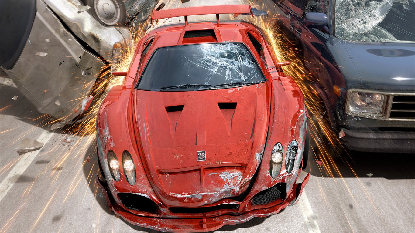 1440遊戲汽車 壁紙(一) #3 - 1366x768