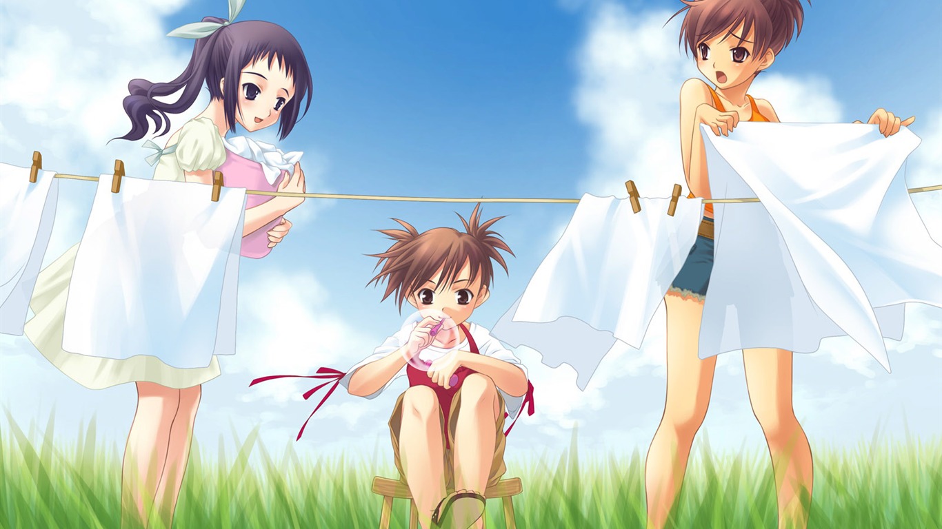 動漫人物 壁紙(七) #12 - 1366x768