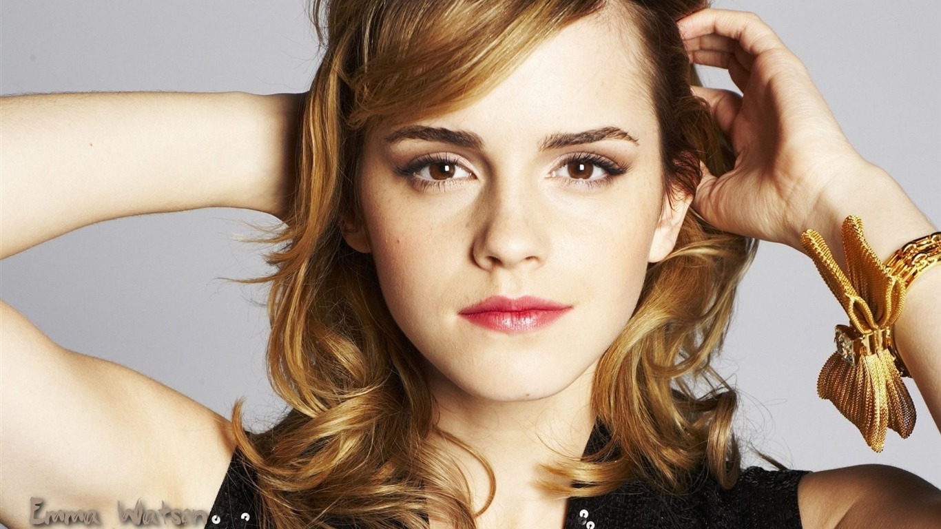 Emma Watson krásnou tapetu #13 - 1366x768
