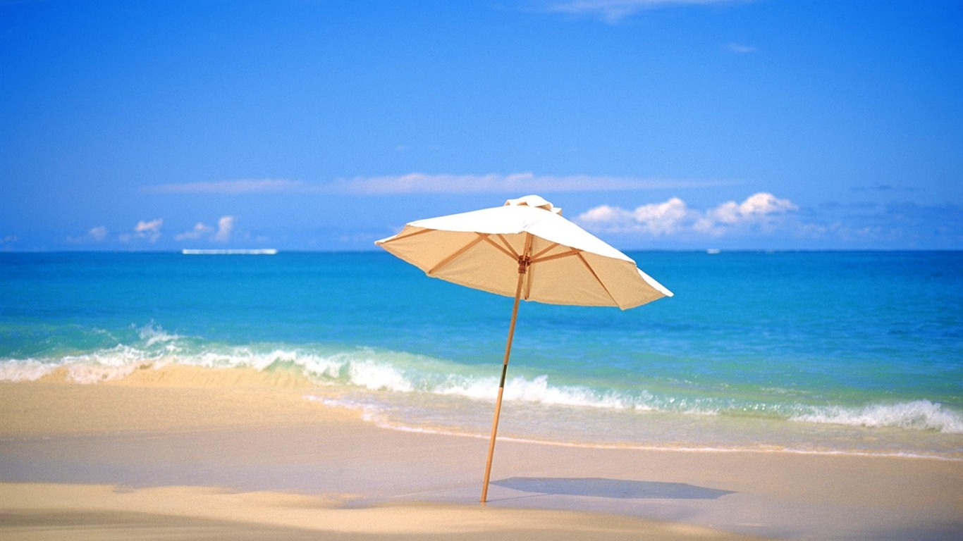 Beach ostrov tapety (1) #6 - 1366x768