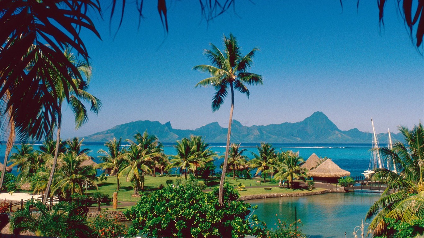 海灘島嶼 壁紙(一) #20 - 1366x768