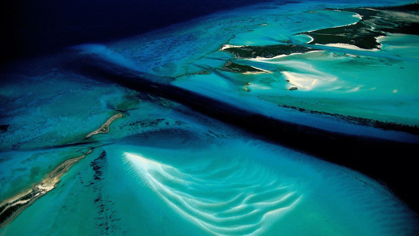 Yann Arthus-Bertrand photographie aérienne merveilles fonds d'écran #4 - 1366x768