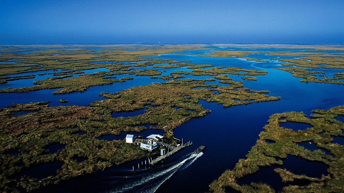 Yann Arthus-Bertrand photographie aérienne merveilles fonds d'écran #8 - 1366x768