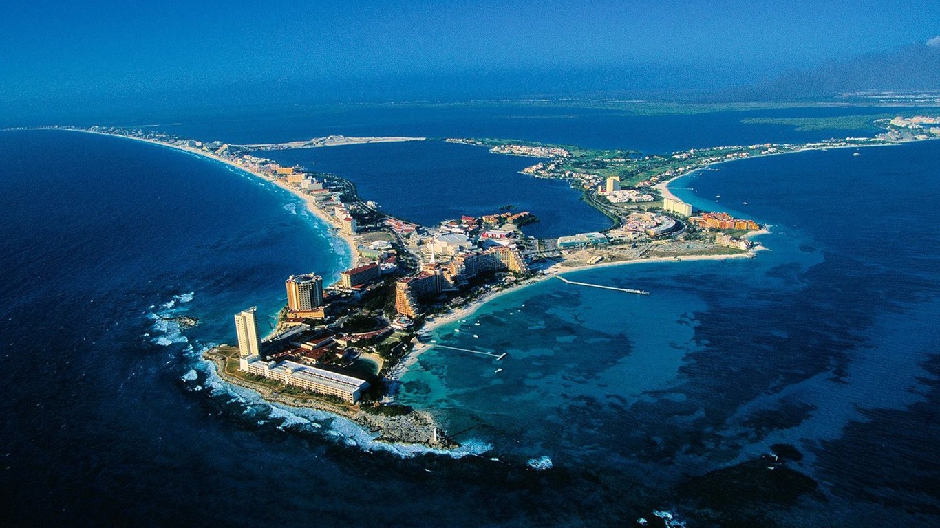 Yann Arthus-Bertrand fotografía aérea maravillas fondos de pantalla #9 - 1366x768