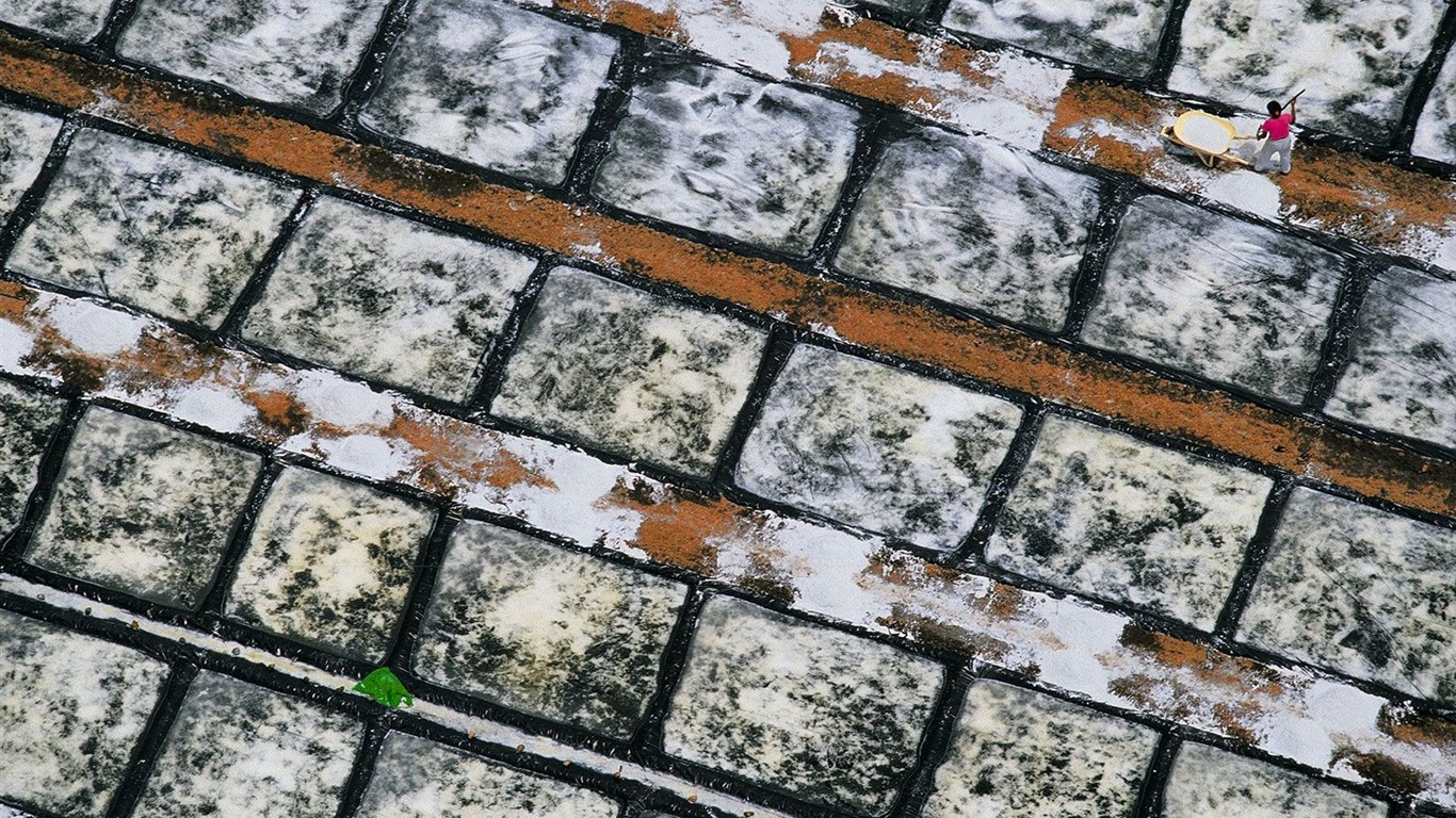 Yann Arthus-Bertrand photographie aérienne merveilles fonds d'écran #10 - 1366x768