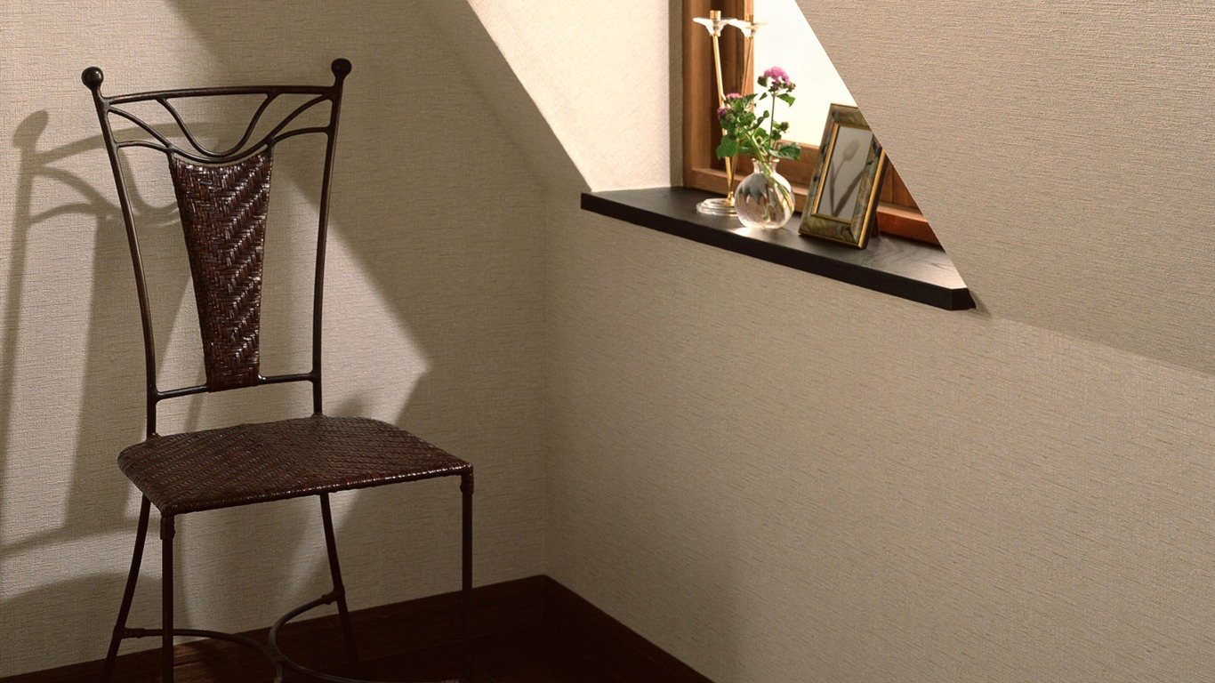 Indoor floral wallpaper (3) #7 - 1366x768