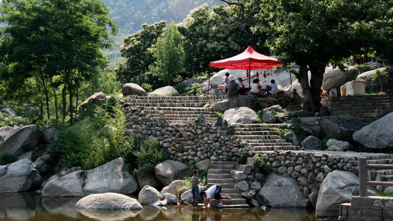 Mountain Song birthplace (Minghu Metasequoia works) #5 - 1366x768