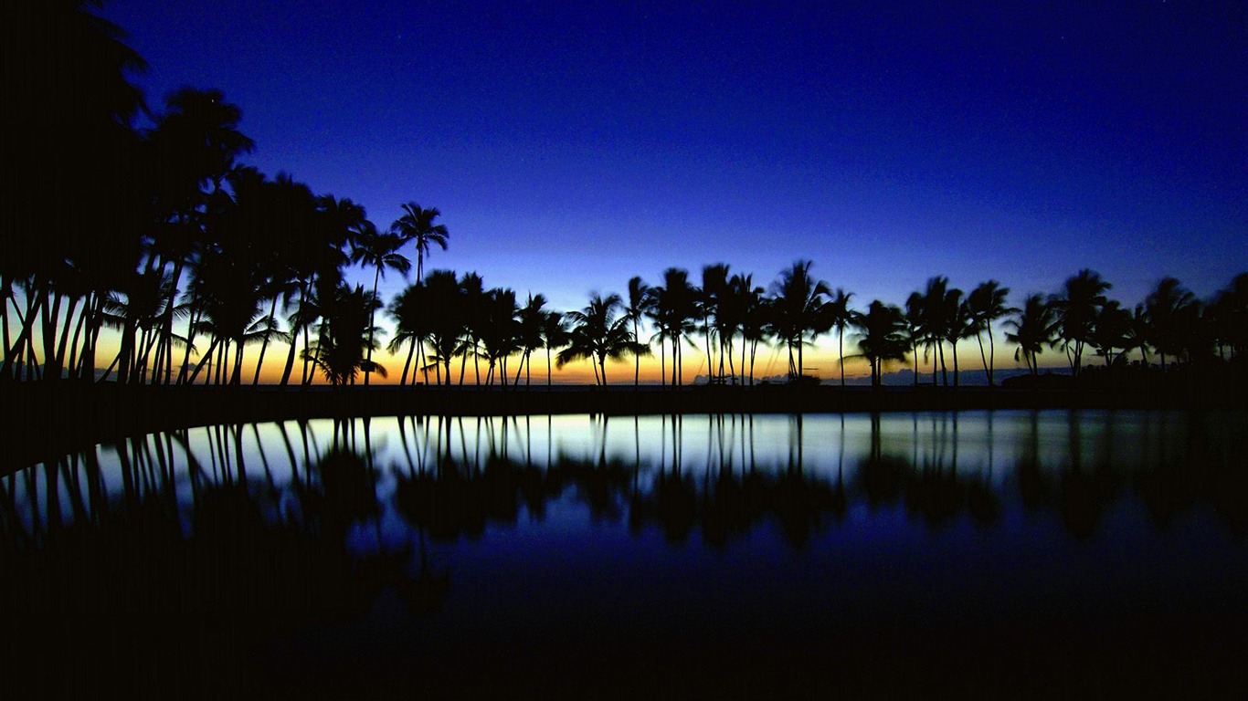 Playa fondos de escritorio de la isla (2) #5 - 1366x768