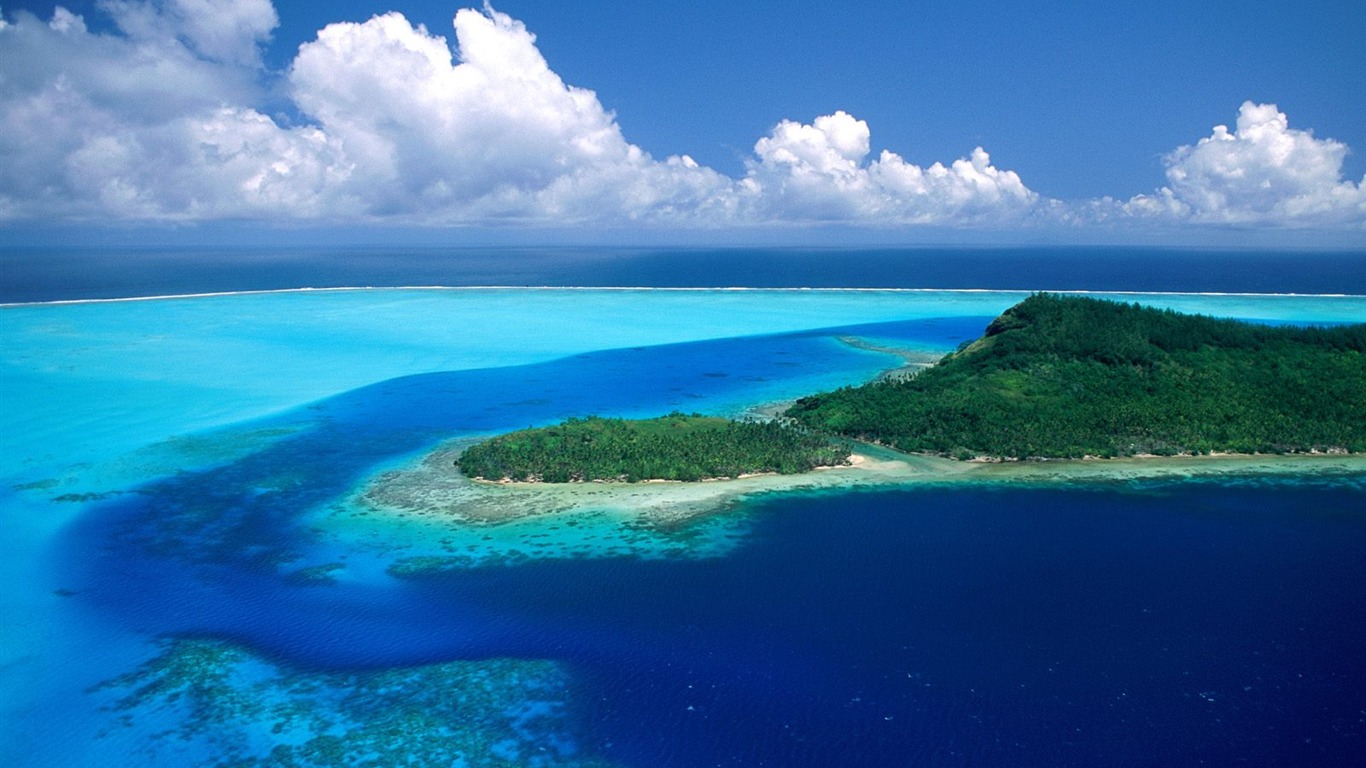 海灘島嶼 壁紙(二) #15 - 1366x768
