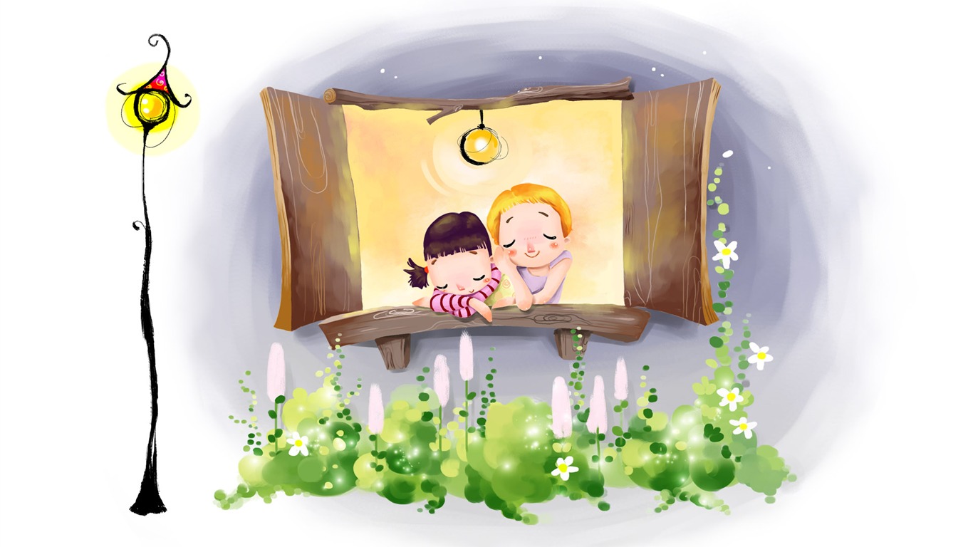 Widescreen wallpaper childhood dream (2) #6 - 1366x768