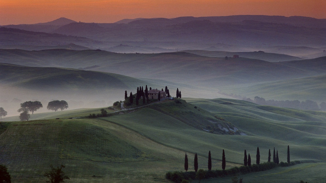 Italienische Landschaft Wallpaper (1) #3 - 1366x768