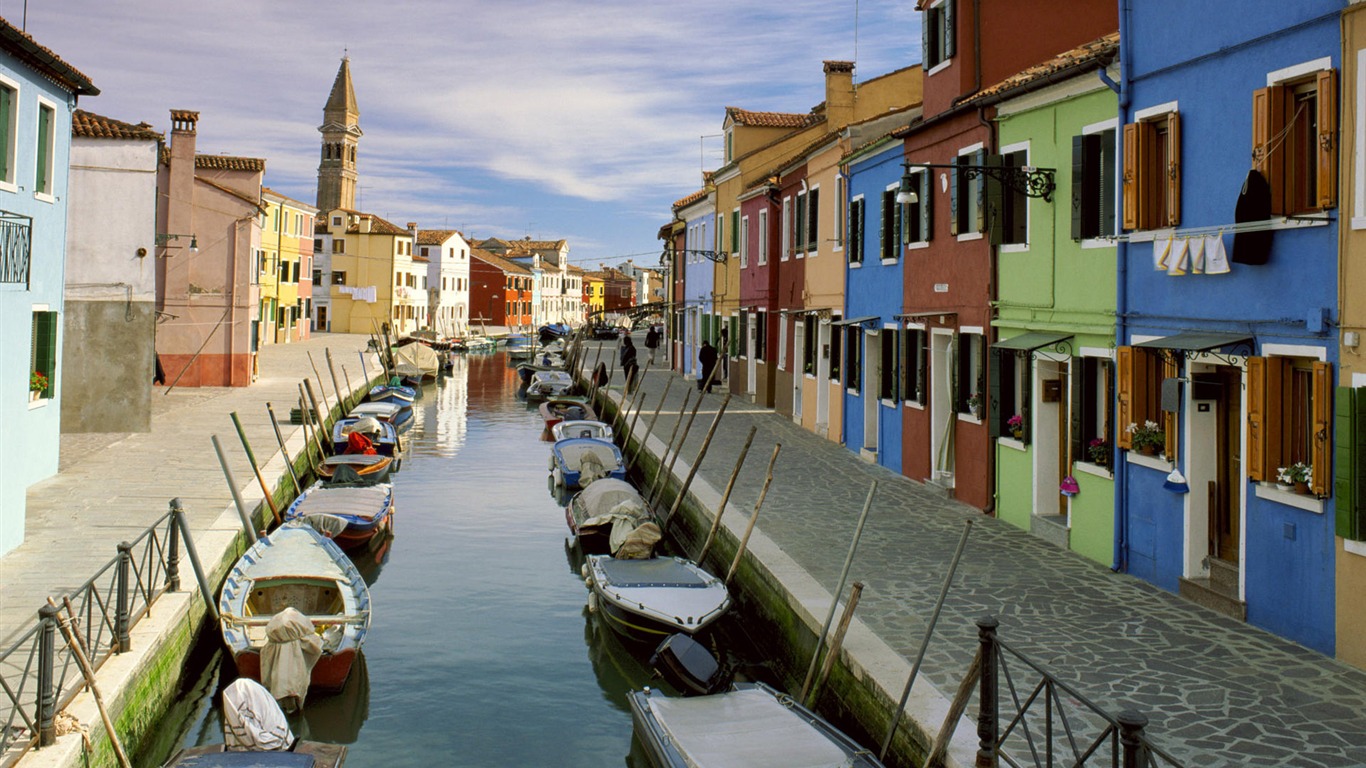 Paisaje italiano fondo de pantalla (1) #13 - 1366x768