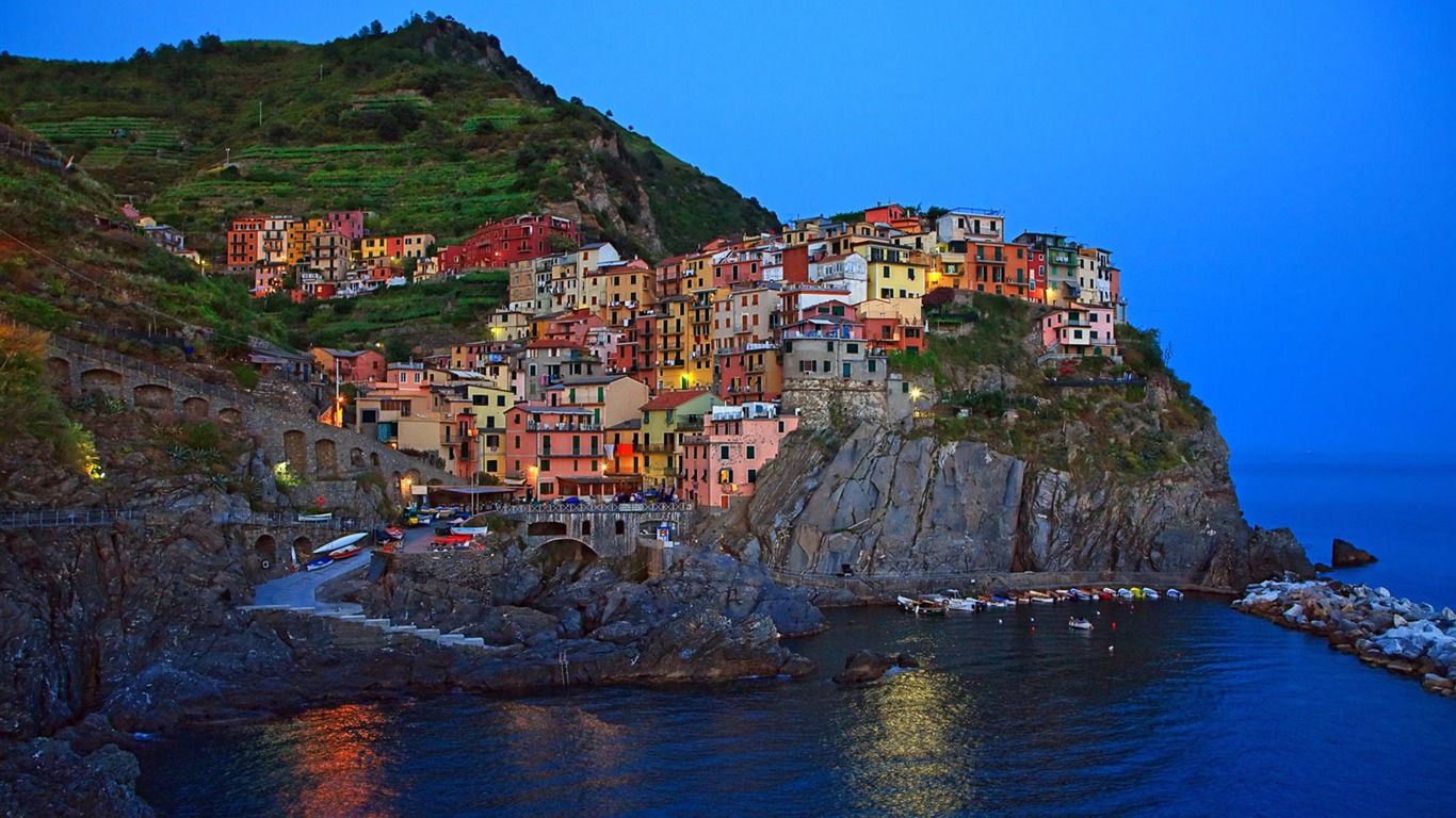 Italienische Landschaft Wallpaper (1) #14 - 1366x768