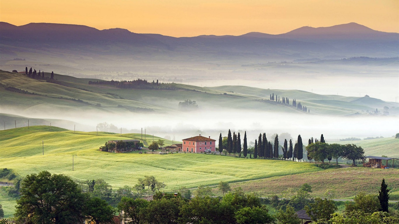 Paisaje italiano fondo de pantalla (1) #20 - 1366x768