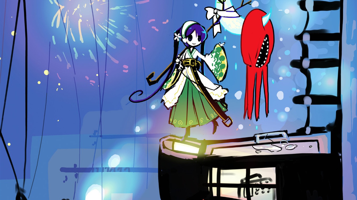動漫人物 壁紙(十) #4 - 1366x768