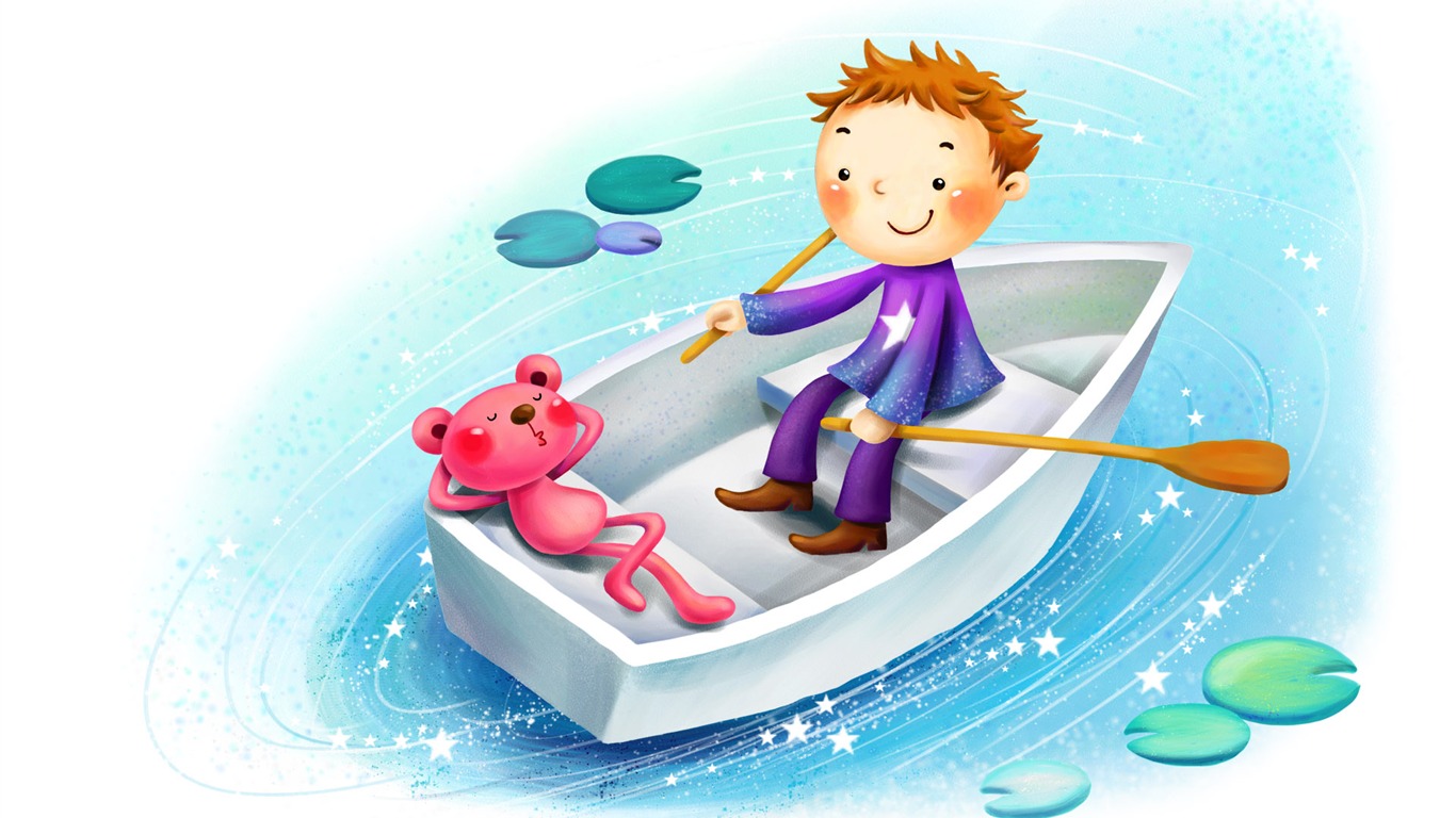 Widescreen wallpaper childhood dream (3) #6 - 1366x768