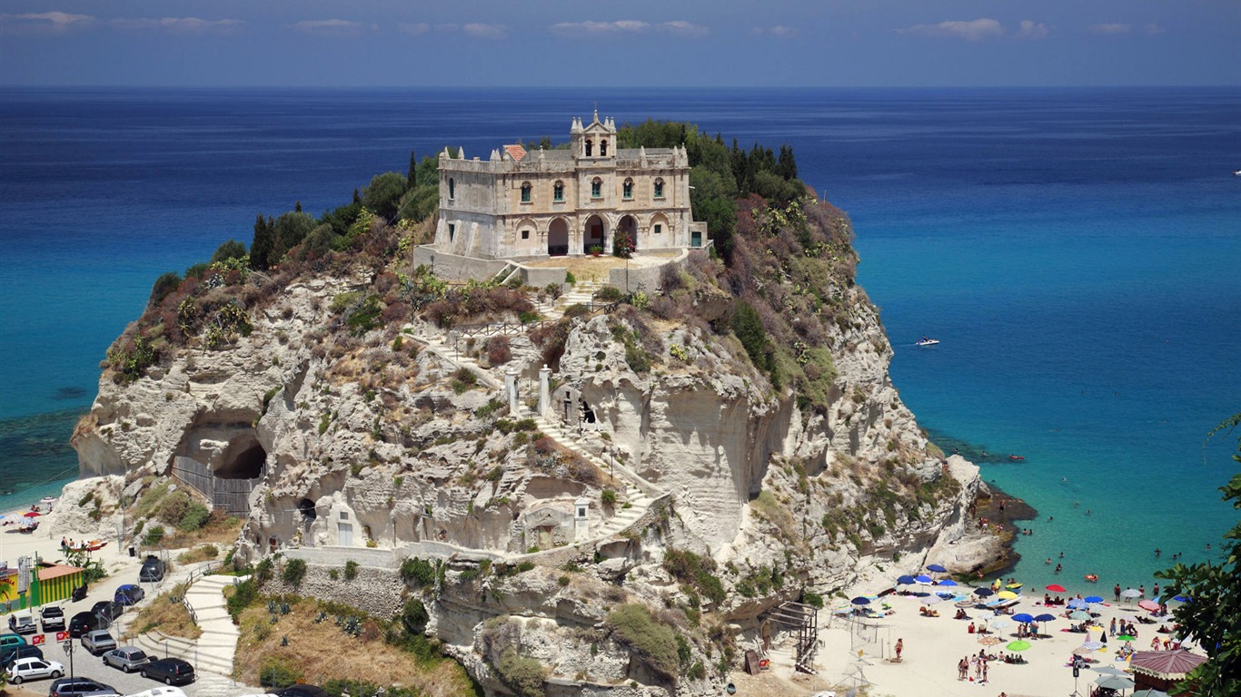 Fond d'écran paysage italien (2) #5 - 1366x768