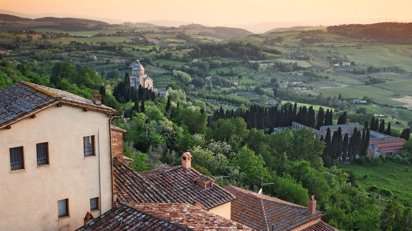 Fond d'écran paysage italien (2) #9 - 1366x768