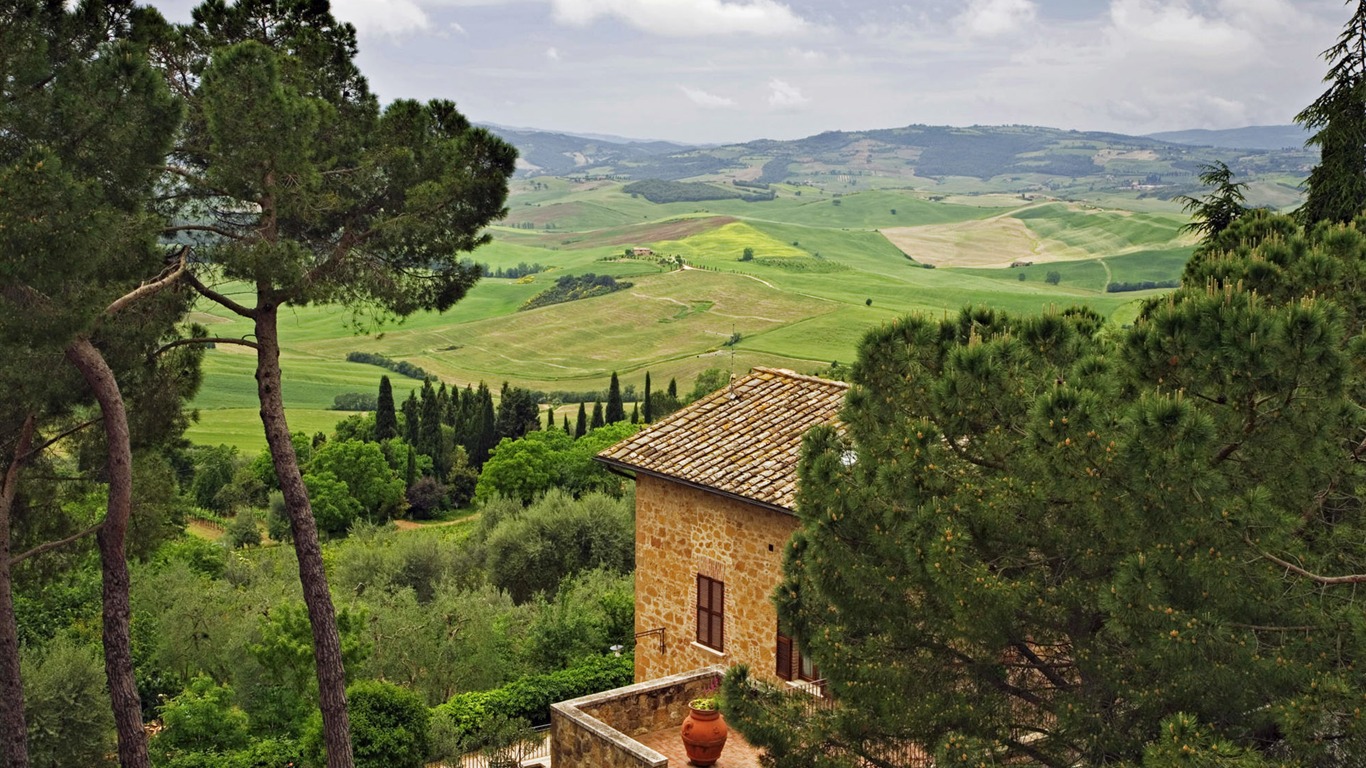 Paisaje italiano fondo de pantalla (2) #13 - 1366x768