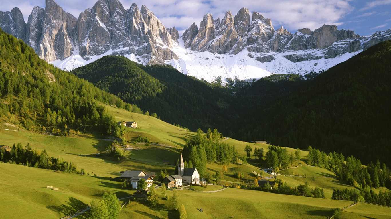 Fond d'écran paysage italien (2) #20 - 1366x768