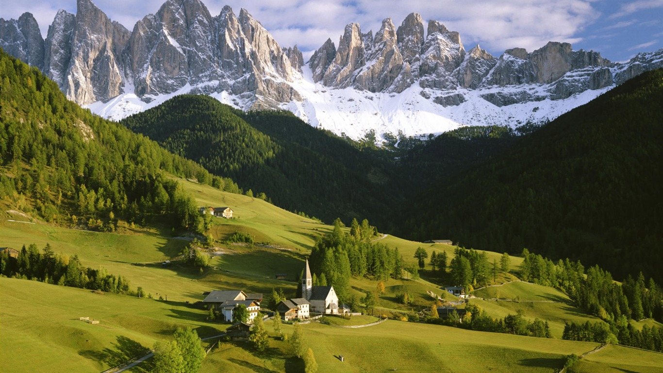 Italienische Landschaft Wallpaper (2) #20 - 1366x768