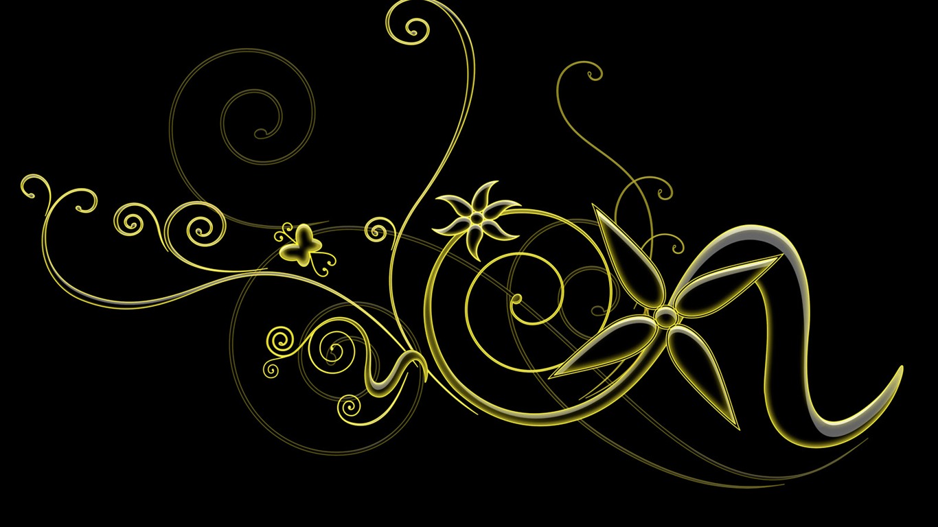 Colorful pattern wallpaper (2) #10 - 1366x768
