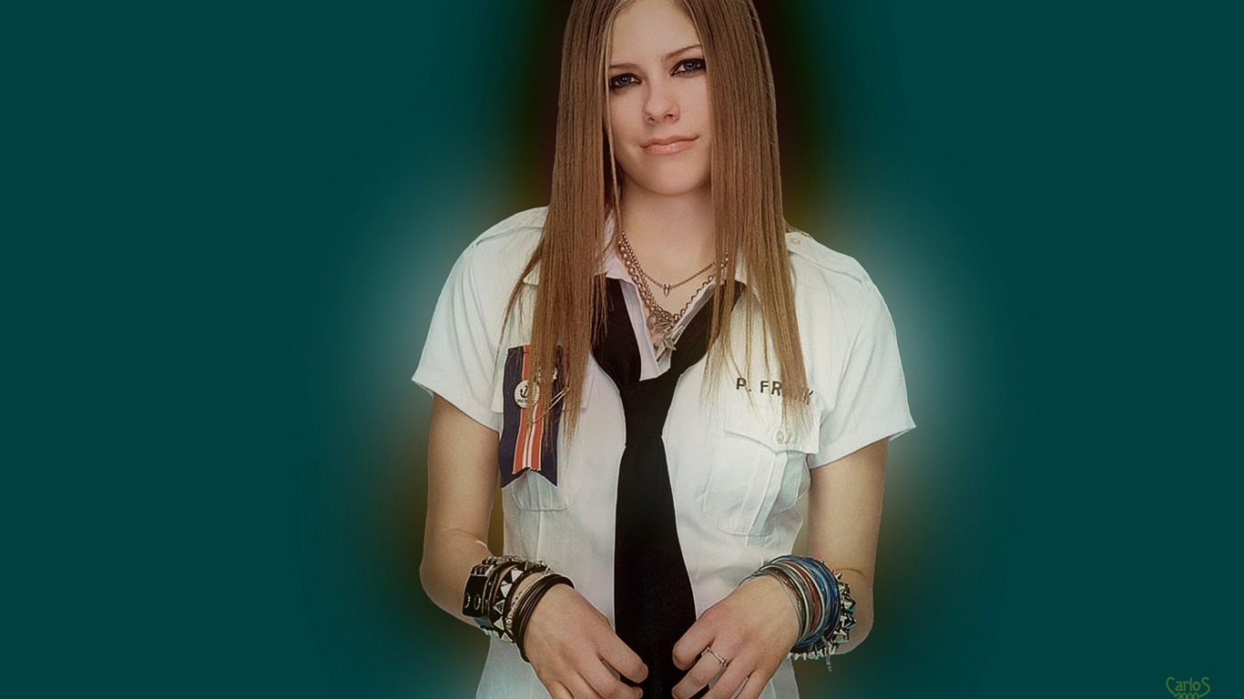 Avril Lavigne hermoso fondo de pantalla (2) #4 - 1366x768