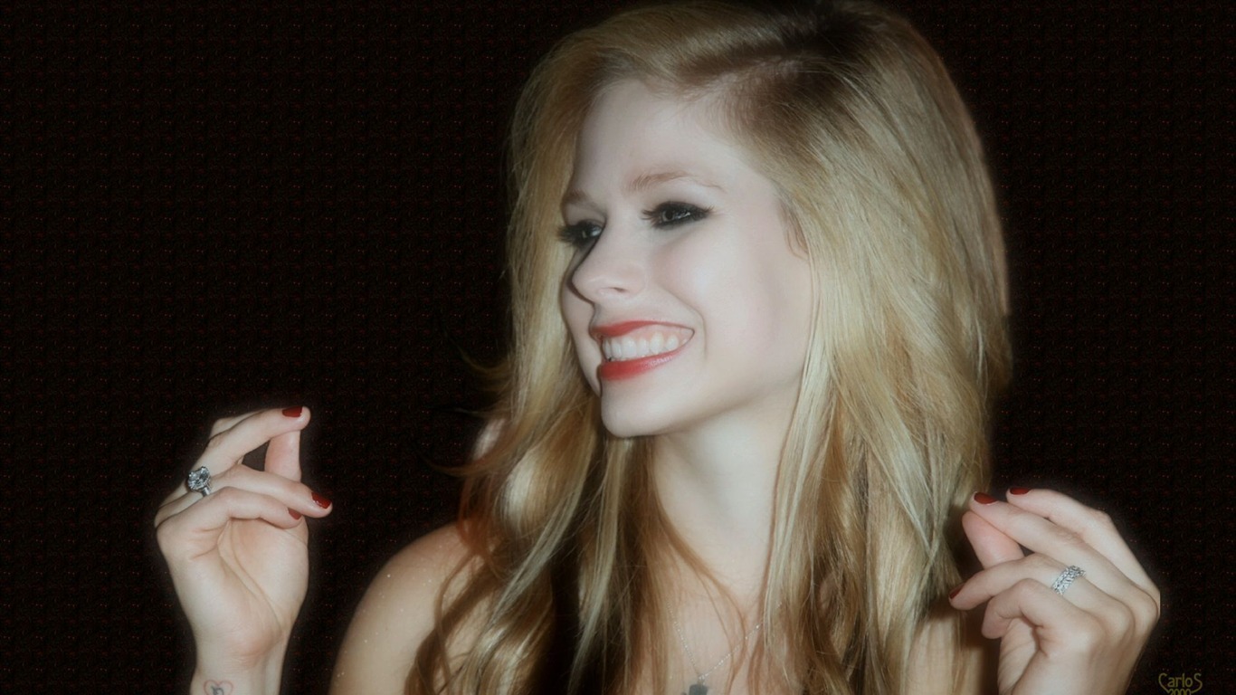 Avril Lavigne hermoso fondo de pantalla (2) #12 - 1366x768
