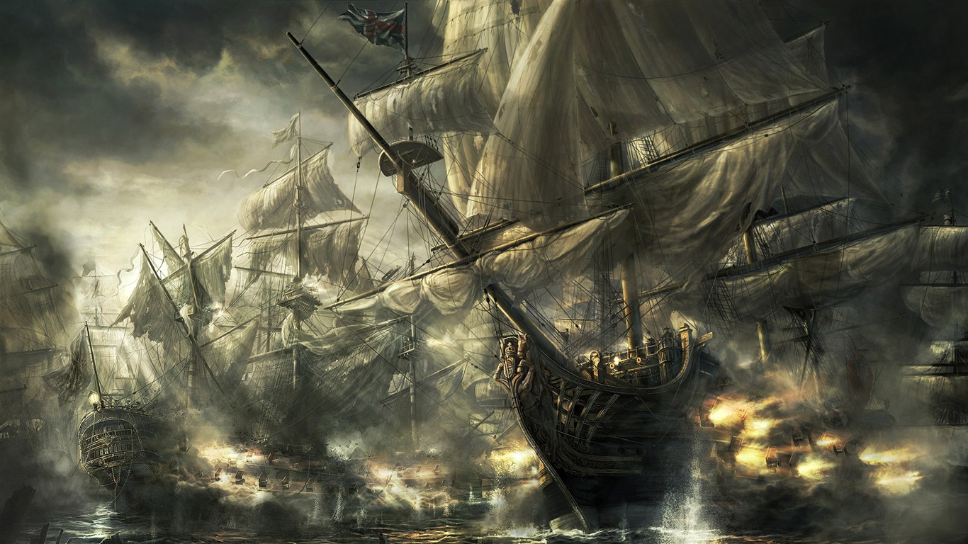 Game Scene wallpaper (3) #17 - 1366x768