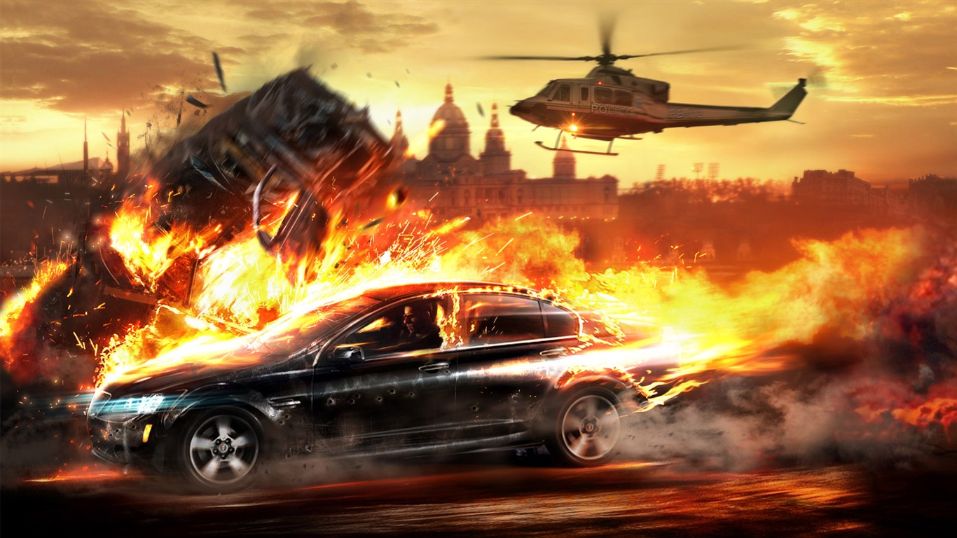 1080 Kampfspiel Wallpaper (3) #3 - 1366x768