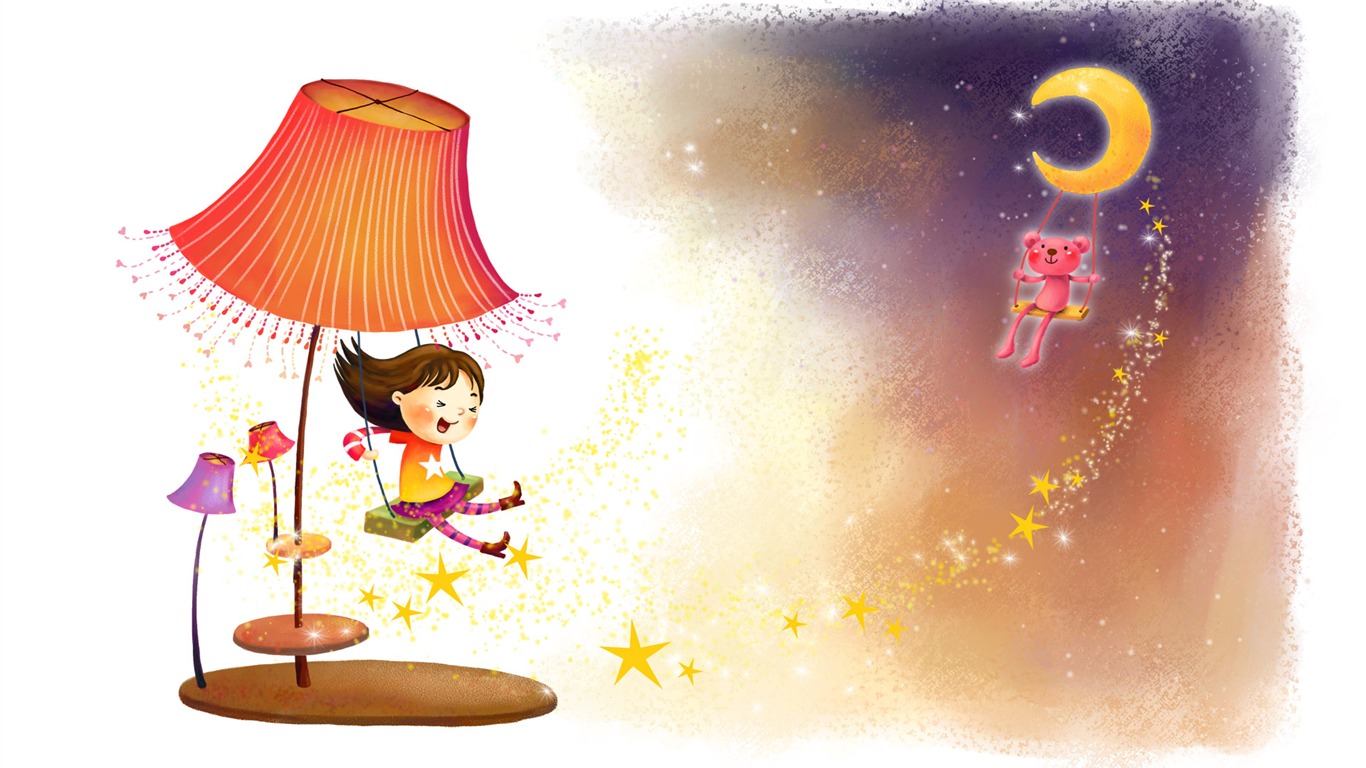 寬屏夢幻童年 壁紙(四) #13 - 1366x768