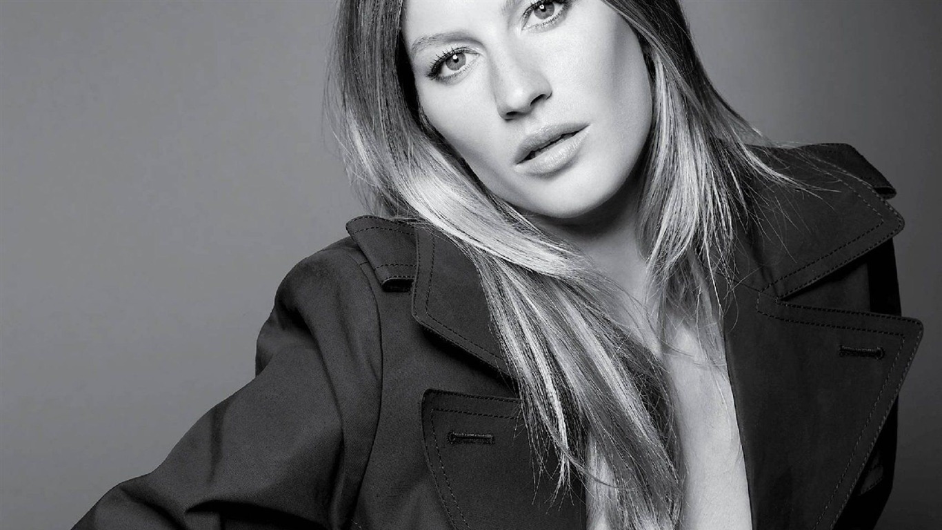 Gisele Bundchen 吉赛尔·邦辰 美女壁纸14 - 1366x768