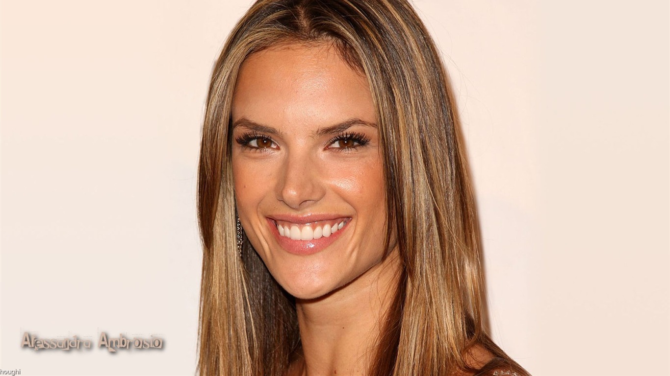 Alessandra Ambrosio 亞歷山大·安布羅休美女壁紙(二) #4 - 1366x768