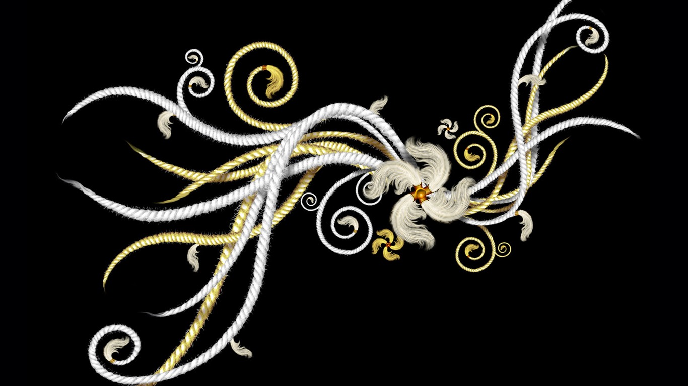 炫彩花紋 壁紙(三) #1 - 1366x768