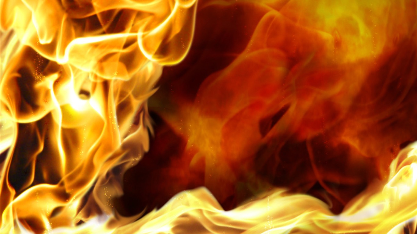 Flame Feature HD Wallpaper #3 - 1366x768