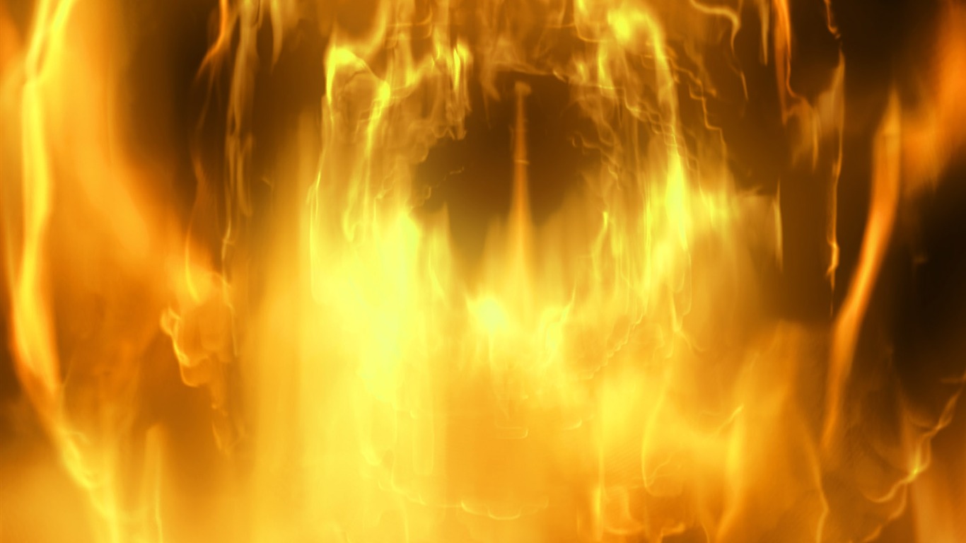 Flamme d'entité HD Wallpaper #13 - 1366x768