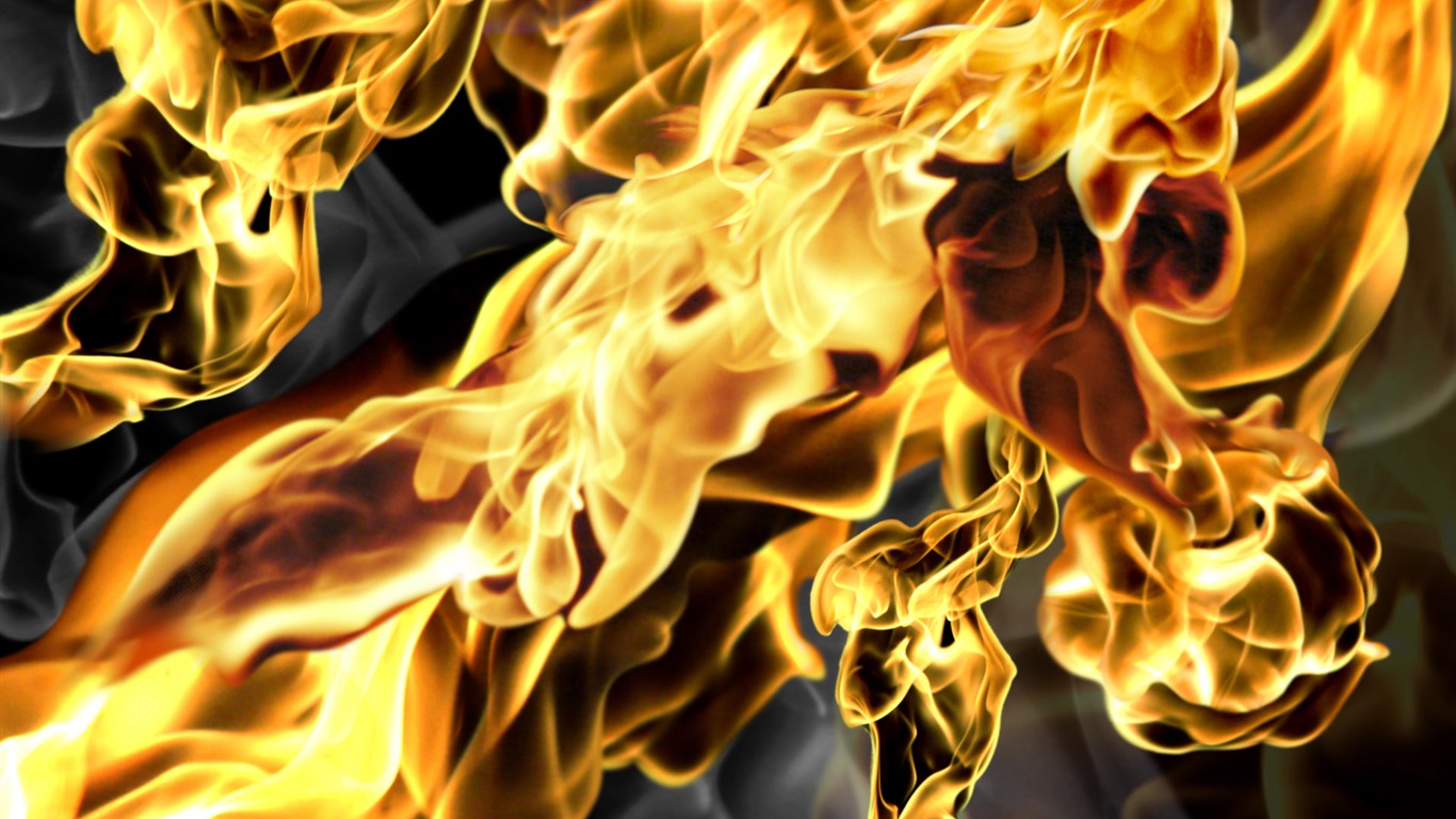 Flame Feature HD Wallpaper #17 - 1366x768