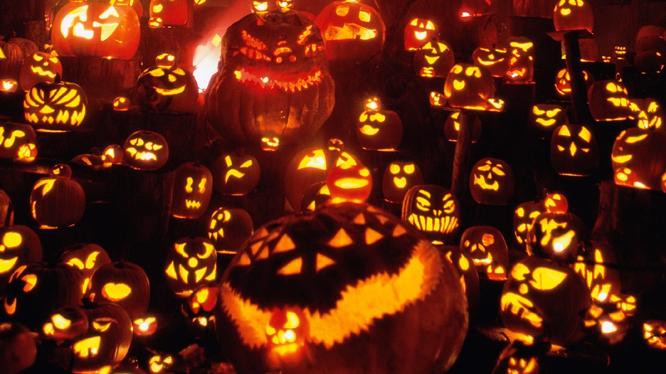 Halloween Téma Tapety na plochu (2) #19 - 1366x768