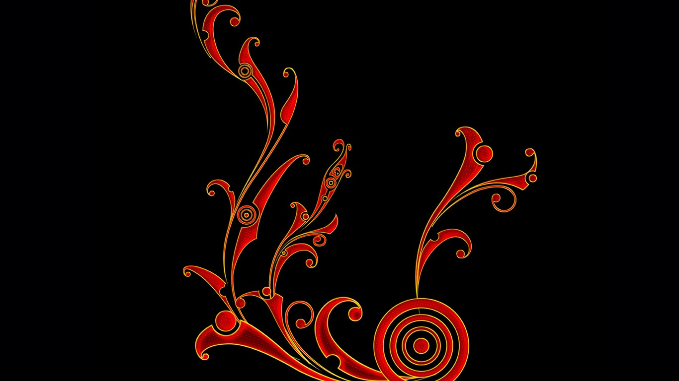 Colorful pattern wallpaper (4) #9 - 1366x768