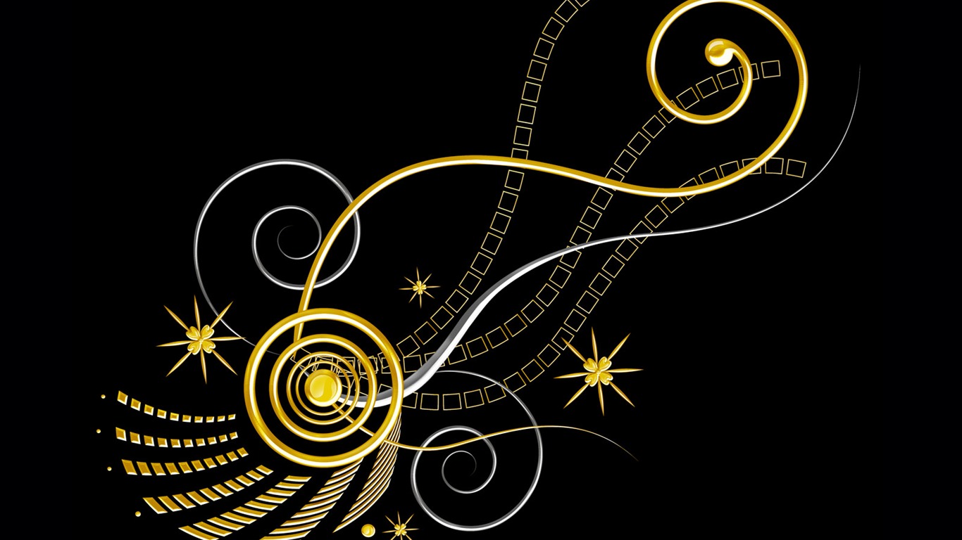 Barevný vzor tapety (4) #10 - 1366x768