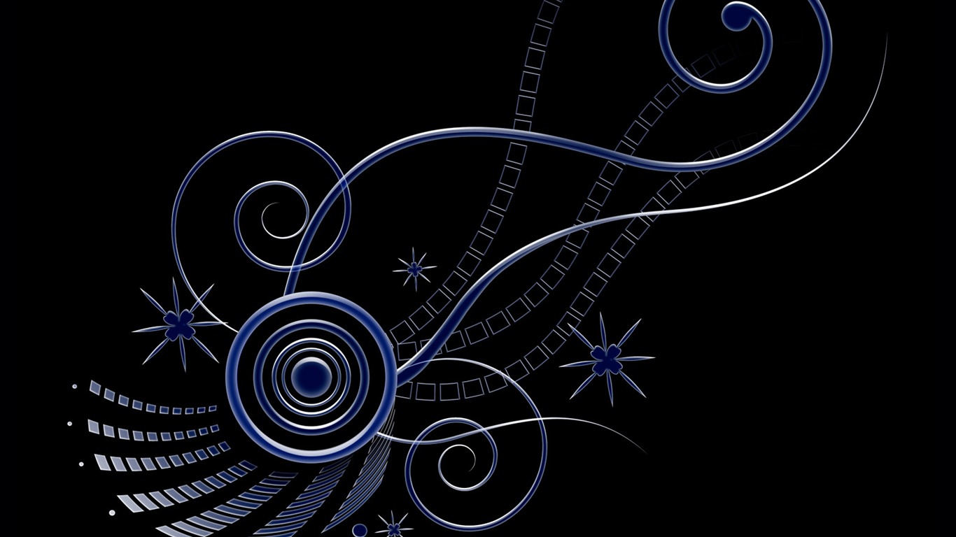 Colorful pattern wallpaper (4) #15 - 1366x768