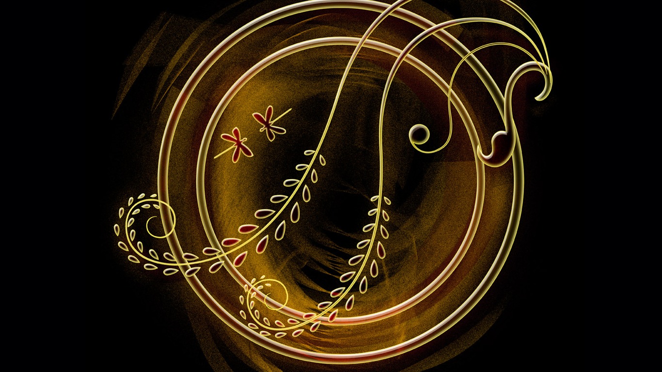 Barevný vzor tapety (4) #18 - 1366x768