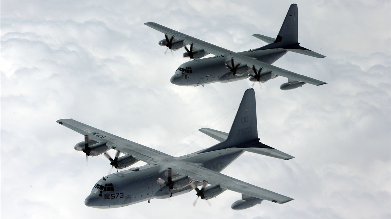 HD wallpaper military aircraft (4) #6 - 1366x768