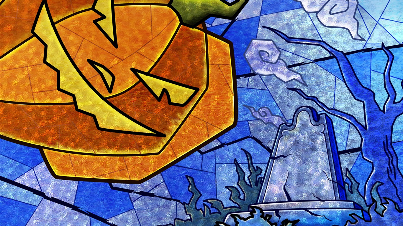Halloween Téma Tapety na plochu (3) #4 - 1366x768