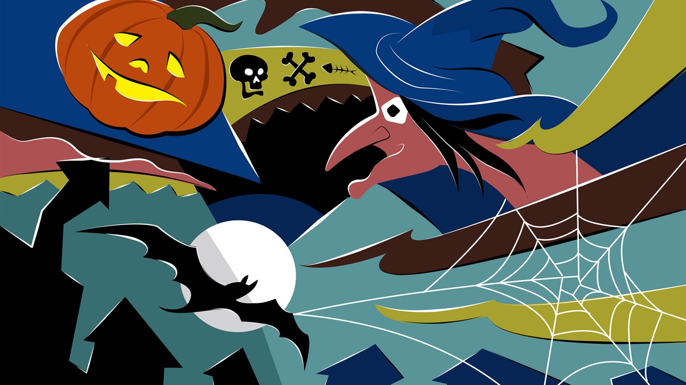 Fonds d'écran thème de l'Halloween (3) #18 - 1366x768