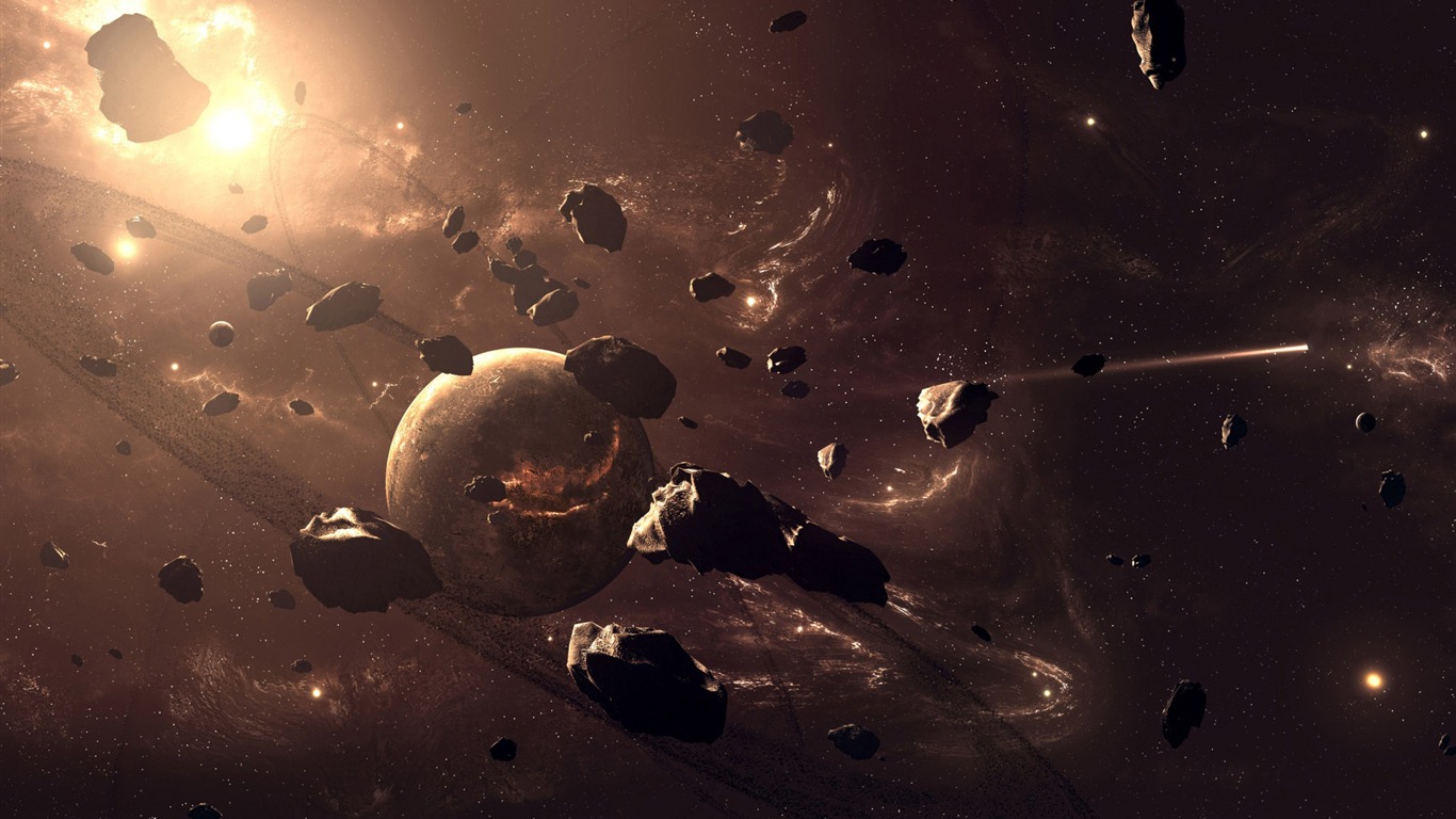 Širokoúhlý wallpaper Star Earth (1) #12 - 1366x768