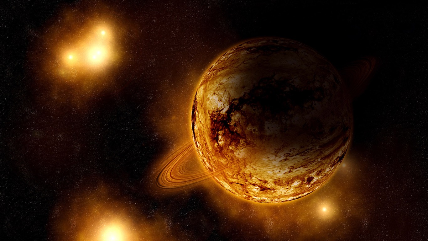 Širokoúhlý wallpaper Star Earth (1) #13 - 1366x768