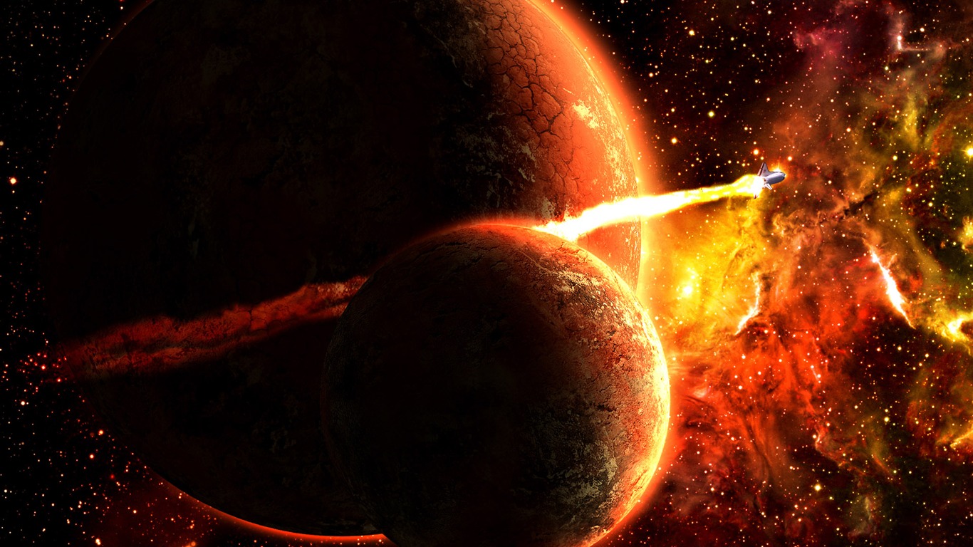 Širokoúhlý wallpaper Star Earth (1) #17 - 1366x768