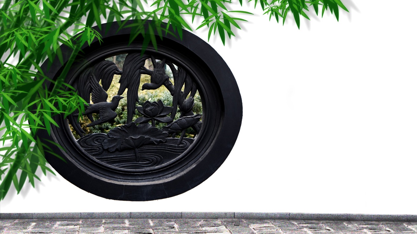江南古鎮壁紙 #3 - 1366x768