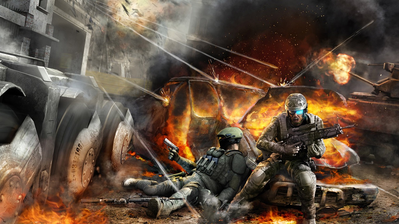 Widescreen wallpaper fighting game (2) #20 - 1366x768